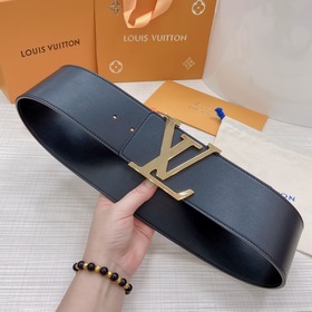 LOUIS VUITTON Ремень с медной пряжкой LV Ширина 7,0 см