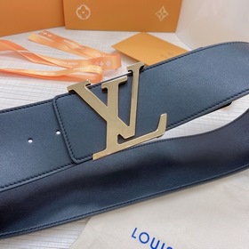 LOUIS VUITTON Ремень с медной пряжкой LV Ширина 7,0 см