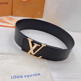 LOUIS VUITTON Ремень с медной пряжкой LV Ширина 7,0 см
