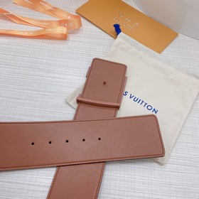 LOUIS VUITTON Ремень с медной пряжкой LV Ширина 7,0 см