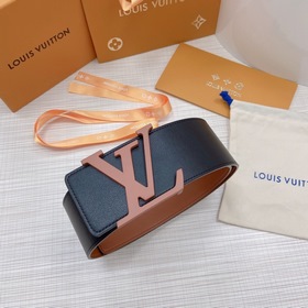 LOUIS VUITTON Ремень с медной пряжкой LV Ширина 7,0 см