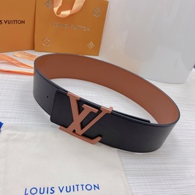 LOUIS VUITTON Ремень с медной пряжкой LV Ширина 7,0 см