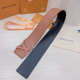 LOUIS VUITTON Ремень с медной пряжкой LV Ширина 7,0 см
