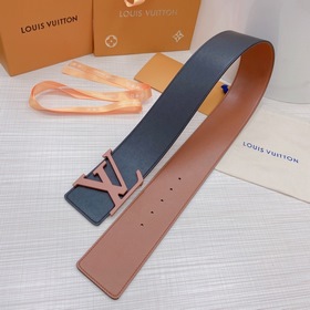 LOUIS VUITTON Ремень с медной пряжкой LV Ширина 7,0 см