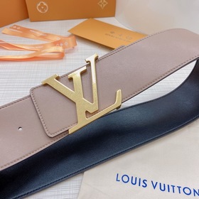 LOUIS VUITTON Ремень с медной пряжкой LV Ширина 7,0 см