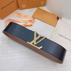 LOUIS VUITTON Ремень с медной пряжкой LV Ширина 7,0 см