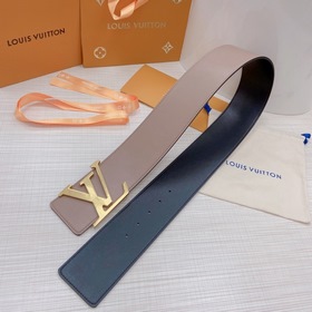 LOUIS VUITTON Ремень с медной пряжкой LV Ширина 7,0 см