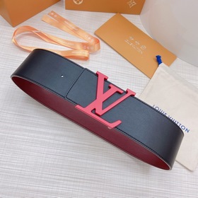 LOUIS VUITTON Ремень с медной пряжкой LV Ширина 7,0 см