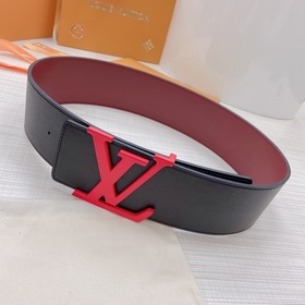 LOUIS VUITTON Ремень с медной пряжкой LV Ширина 7,0 см