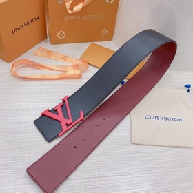LOUIS VUITTON Ремень с медной пряжкой LV Ширина 7,0 см