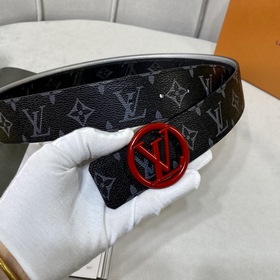 LV круглый разноцветный пряжка для ремня, двусторонняя, выполняет