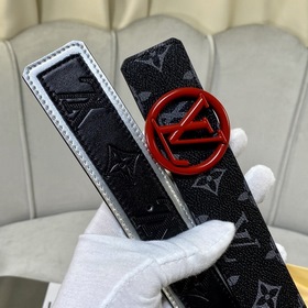 LV круглый разноцветный пряжка для ремня, двусторонняя, выполняет