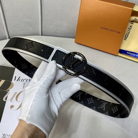 LV круглый разноцветный пряжка для ремня, двусторонняя, выполняет