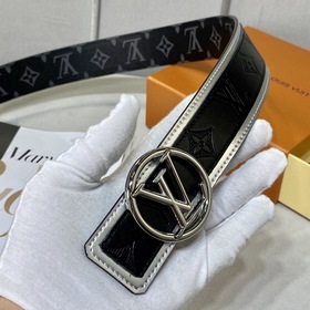 LV круглый разноцветный пряжка для ремня, двусторонняя, выполняет