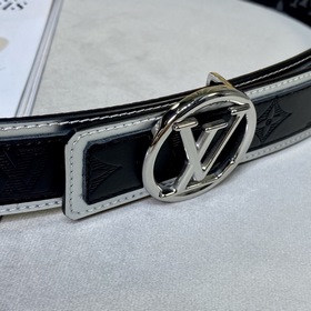 LV круглый разноцветный пряжка для ремня, двусторонняя, выполняет