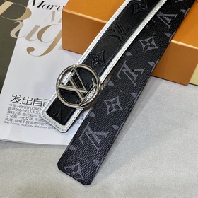 LV круглый разноцветный пряжка для ремня, двусторонняя, выполняет