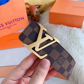 LV Louis Vuitton Ремень Высококачественная стальная пряжка, ваку