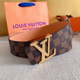 LV Louis Vuitton Ремень Высококачественная стальная пряжка, ваку