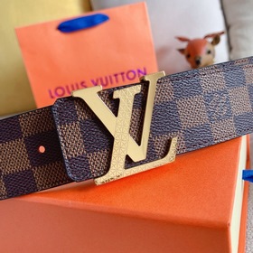 LV Louis Vuitton  Ремень Металлическая пряжка из высококачестве