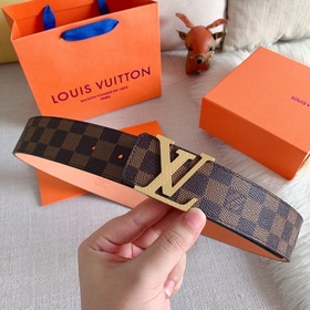 LV Louis Vuitton  Ремень Металлическая пряжка из высококачестве