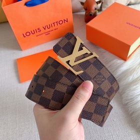 LV Louis Vuitton  Ремень Металлическая пряжка из высококачестве