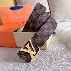 LV Louis Vuitton  Ремень Металлическая пряжка из высококачестве