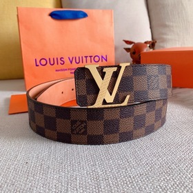 LV Louis Vuitton  Ремень Металлическая пряжка из высококачестве
