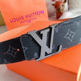 LV Louis Vuitton  Ремень Металлическая пряжка из высококачестве