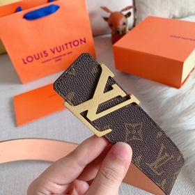 LV Louis Vuitton  Ремень Металлическая пряжка из высококачестве