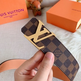 LV Louis Vuitton  Ремень Металлическая пряжка из высококачестве