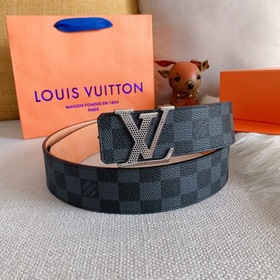 LV Louis Vuitton  Ремень Металлическая пряжка из высококачестве
