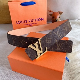 LV Louis Vuitton  Ремень Металлическая пряжка из высококачестве