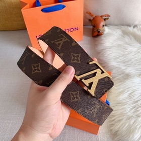 LV Louis Vuitton  Ремень Металлическая пряжка из высококачестве