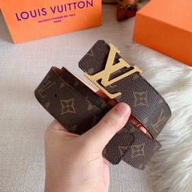 LV Louis Vuitton  Ремень Металлическая пряжка из высококачестве