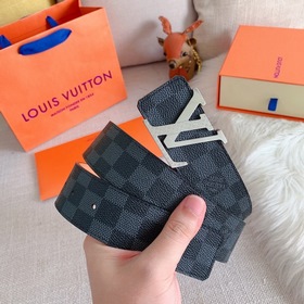 LV Louis Vuitton  Ремень Металлическая пряжка из высококачестве