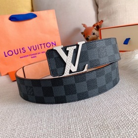 LV Louis Vuitton  Ремень Металлическая пряжка из высококачестве