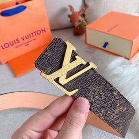 LV Louis Vuitton  Ремень Металлическая пряжка из высококачестве