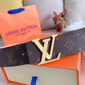 LV Louis Vuitton  Ремень Металлическая пряжка из высококачестве