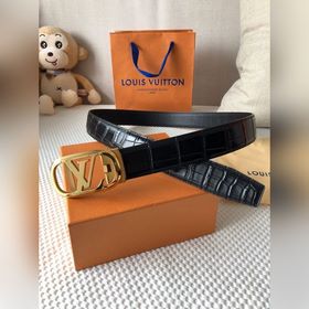 LV Louis Vuitton Пояс Металлическая пряжка из высококачественной