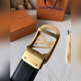 LV Louis Vuitton Пояс Металлическая пряжка из высококачественной