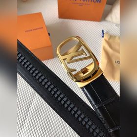 LV Louis Vuitton Пояс Металлическая пряжка из высококачественной