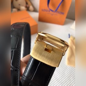 LV Louis Vuitton Пояс Металлическая пряжка из высококачественной