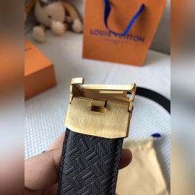 LV Louis Vuitton ремень Металлическая пряжка из высококачественно