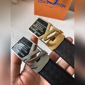 LV Louis Vuitton ремень Металлическая пряжка из высококачественно