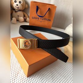 LV Louis Vuitton ремень Металлическая пряжка из высококачественно