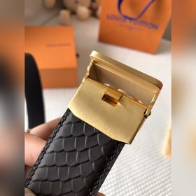 LV Louis Vuitton ремень Металлическая пряжка из высококачественно