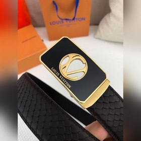 LV Louis Vuitton ремень Металлическая пряжка из высококачественно