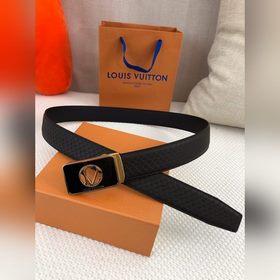 LV Louis Vuitton ремень Металлическая пряжка из высококачественно