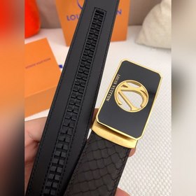 LV Louis Vuitton ремень Металлическая пряжка из высококачественно