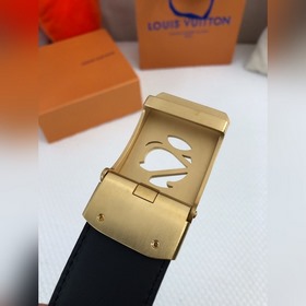 LV Louis Vuitton ремень Металлическая пряжка из высококачественно